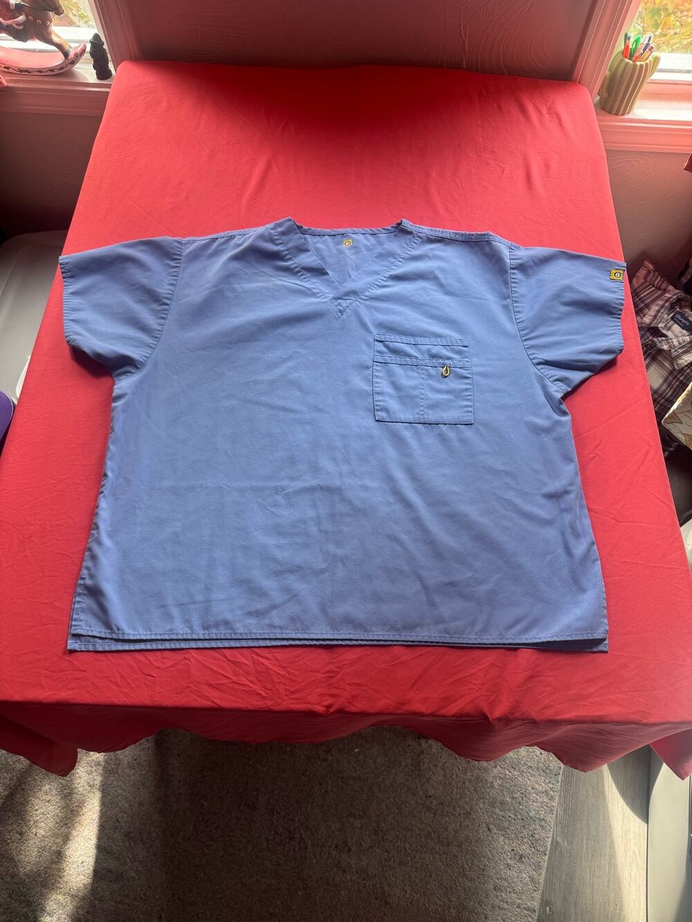 WonderWink Medical Scrub Top Blue XL